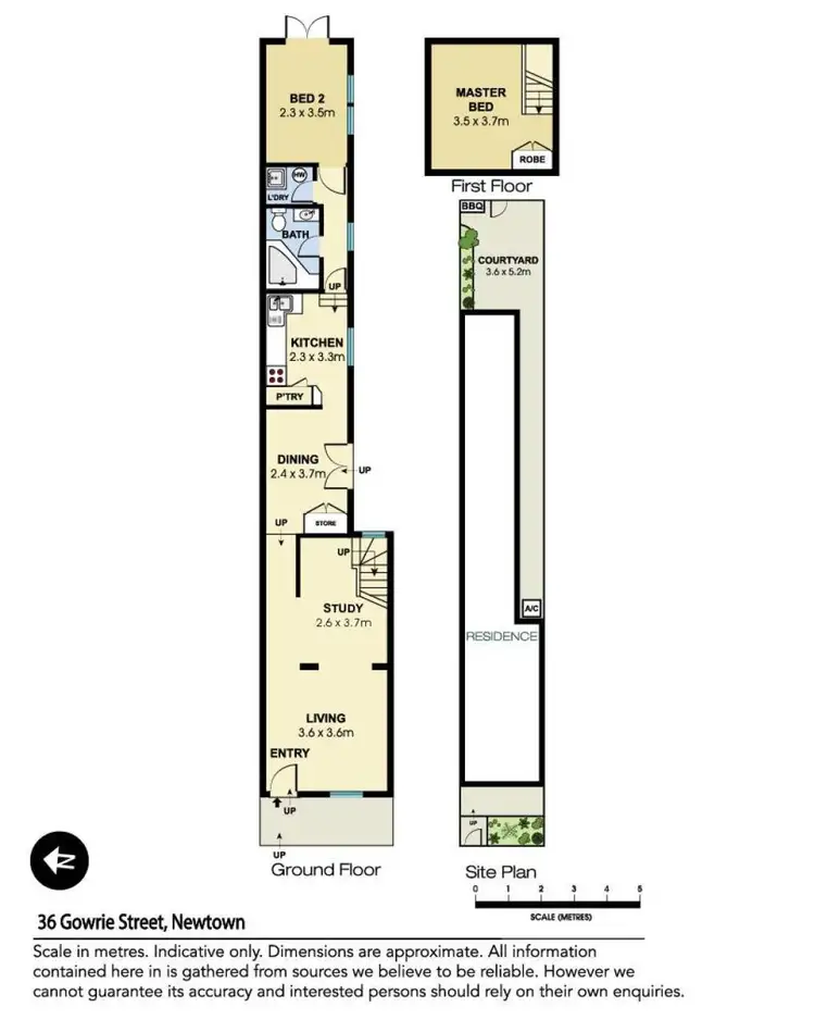 Floorplan of Homely house listing, 36 Gowrie Street, Newtown NSW 2042