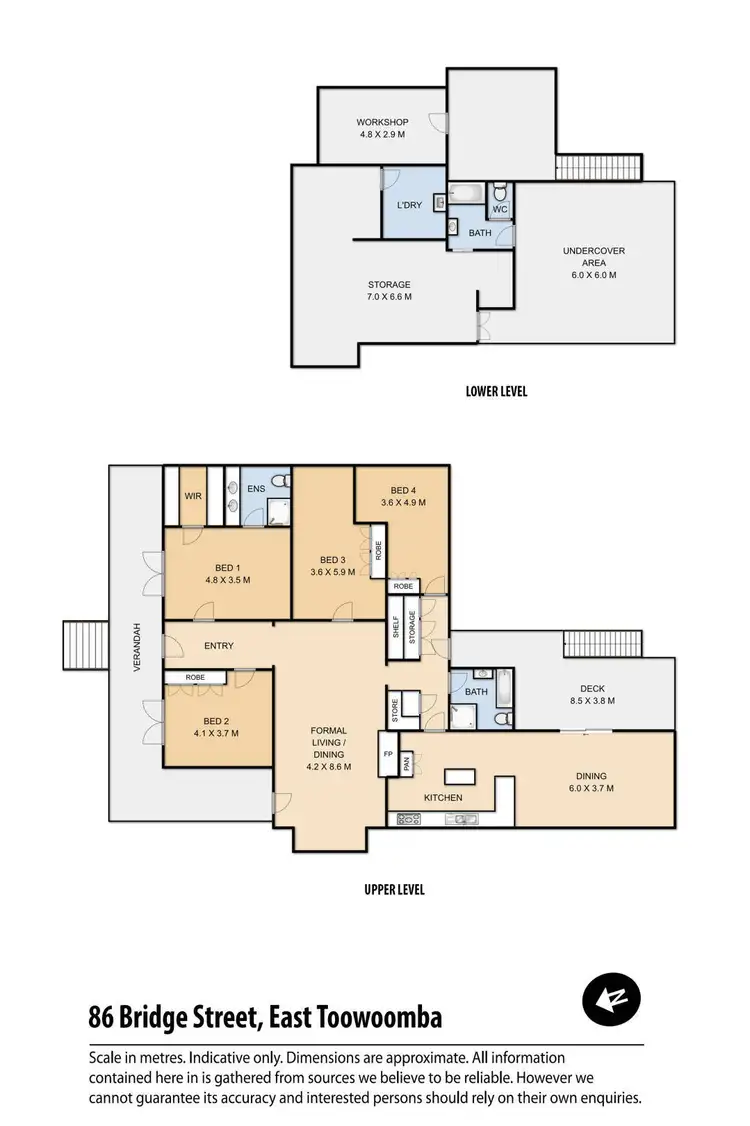 Floorplan of Homely house listing, 86 Bridge Street, East Toowoomba QLD 4350