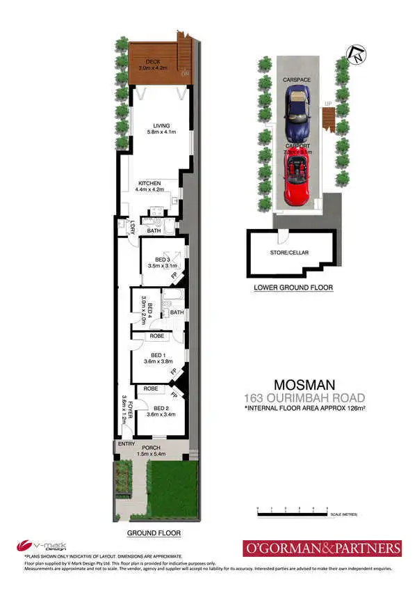 Floorplan of Homely house listing, 163 Ourimbah Road, Mosman NSW 2088