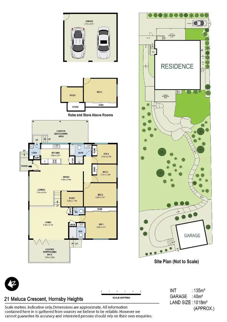 Floorplan of Homely house listing, 21 Meluca Crescent, Hornsby Heights NSW 2077