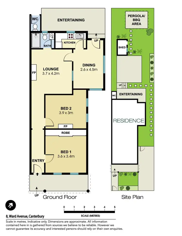 Floorplan of Homely house listing, 8 Ward Avenue, Canterbury NSW 2193