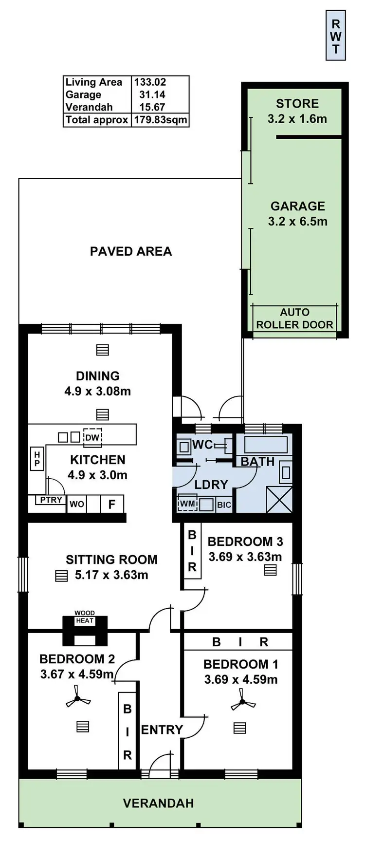 Floorplan of Homely house listing, 15 Queen Street, Unley SA 5061