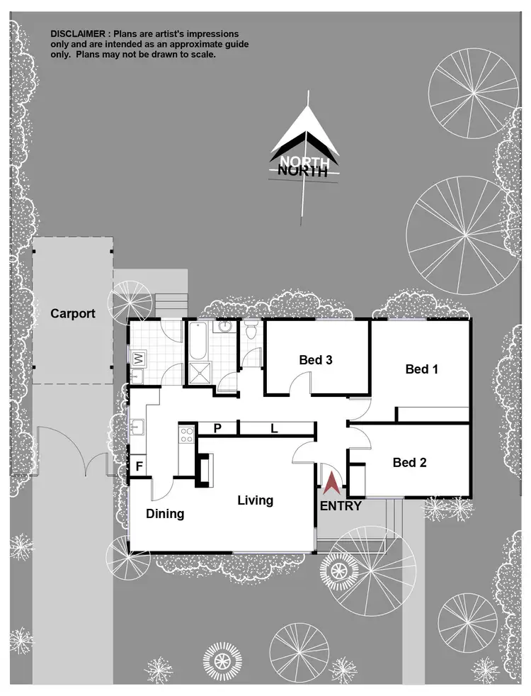 Floorplan of Homely house listing, 25 Warramoo Crescent, Narrabundah ACT 2604