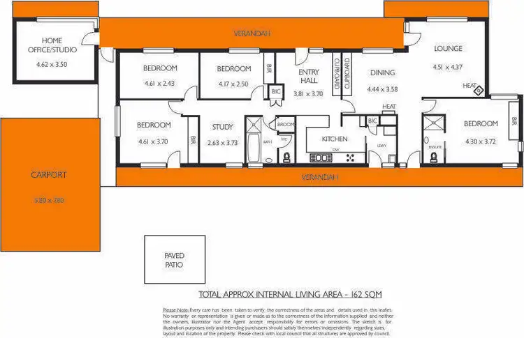 Floorplan of Homely house listing, 36 Fourth Road, Belair SA 5052