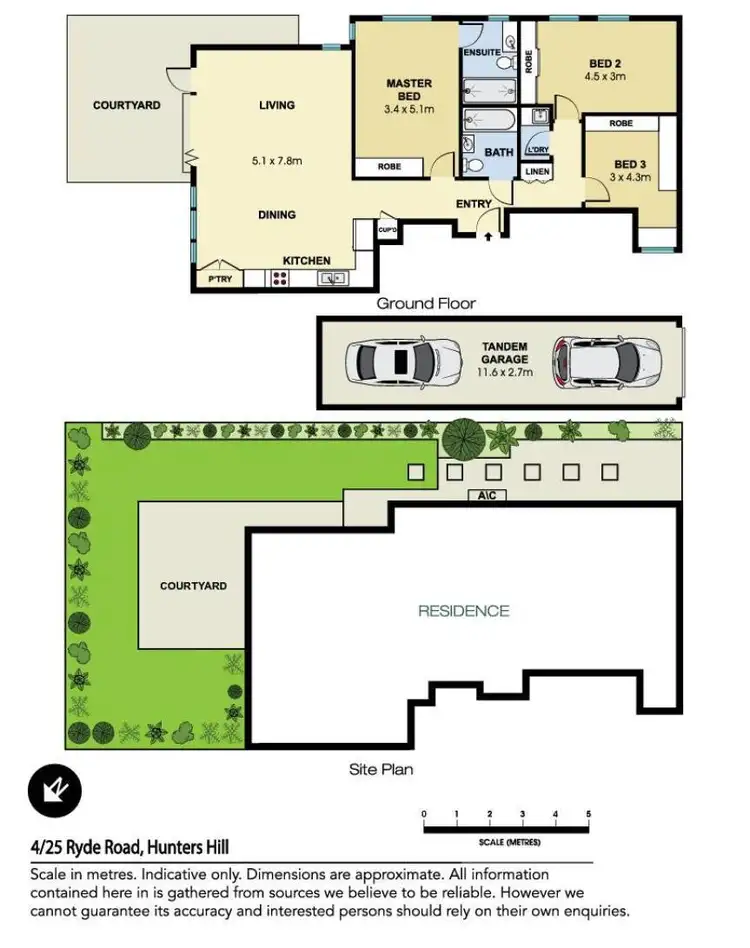 Floorplan of Homely apartment listing, 4/25-27 Ryde Road, Hunters Hill NSW 2110