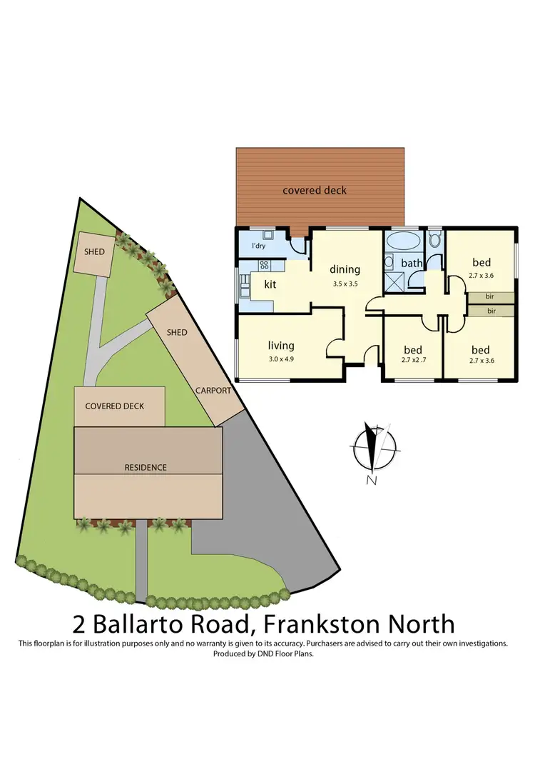 Floorplan of Homely house listing, 2 Ballarto Road, Frankston North VIC 3200