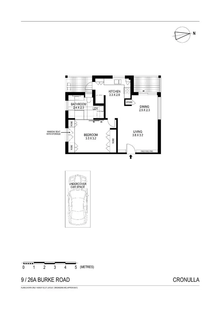 Floorplan of Homely apartment listing, 9/26a Burke Road, Cronulla NSW 2230