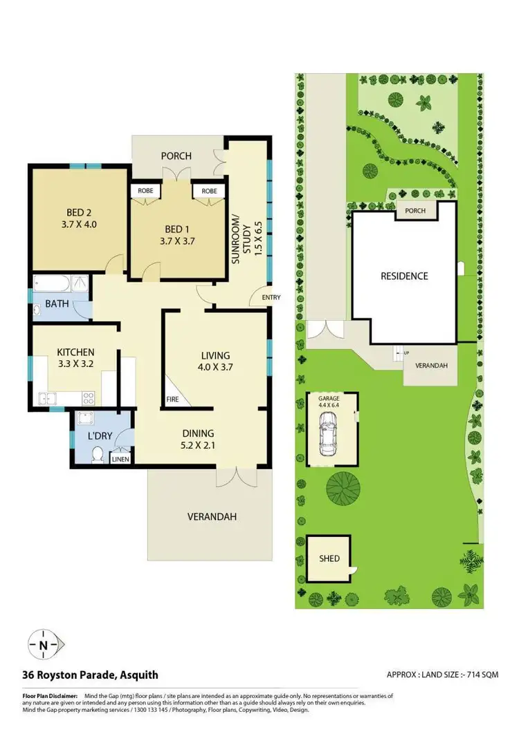 Floorplan of Homely house listing, 36 Royston Parade, Asquith NSW 2077