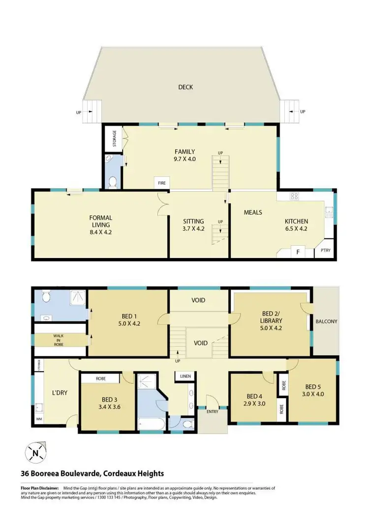 Floorplan of Homely house listing, 36 Booreea Boulevard, Cordeaux Heights NSW 2526