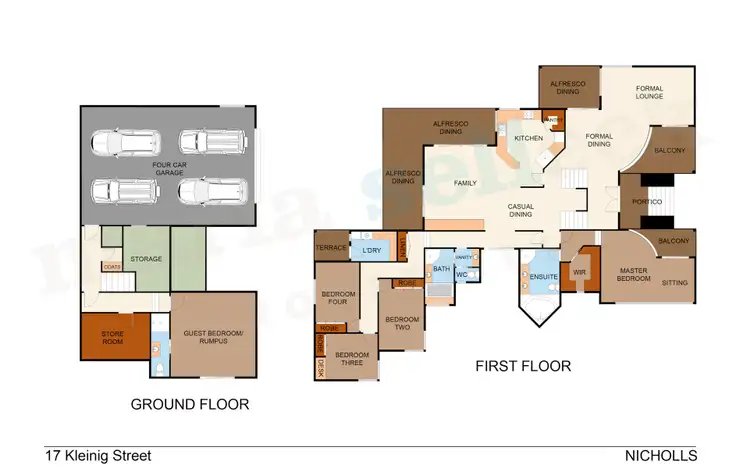 Floorplan of Homely house listing, 17 Kleinig Street, Nicholls ACT 2913