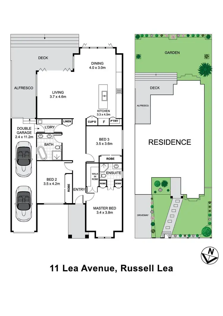 Floorplan of Homely house listing, 11 Lea Avenue, Russell Lea NSW 2046