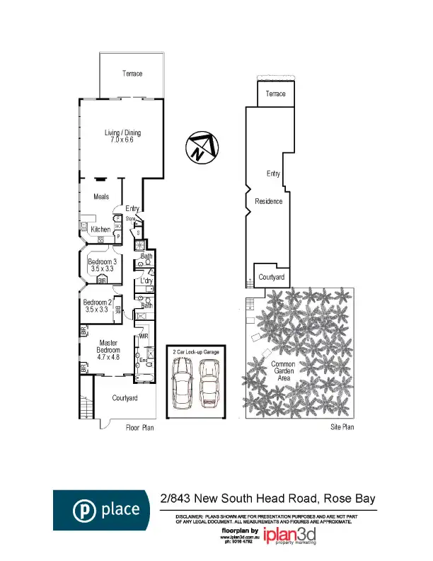 Floorplan of Homely unit listing, 2/843 New South Head Road, Rose Bay NSW 2029