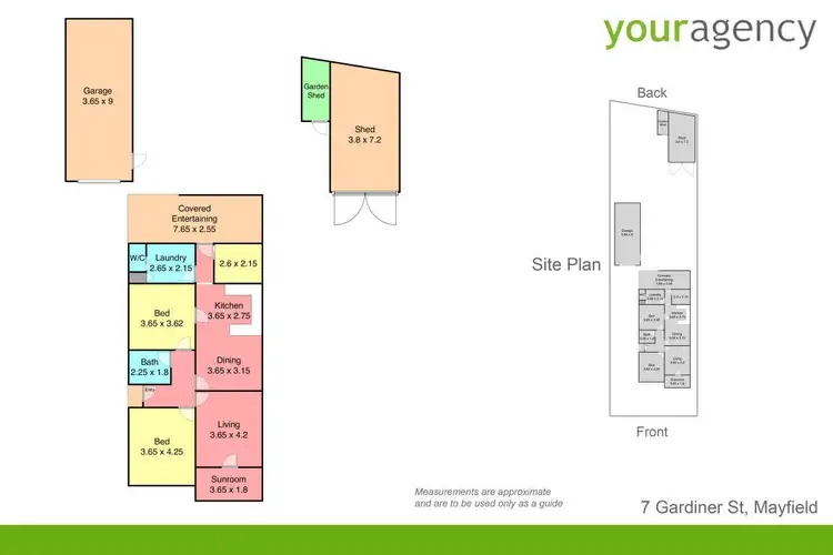 Floorplan of Homely house listing, 7 Gardiner Street, Mayfield NSW 2304