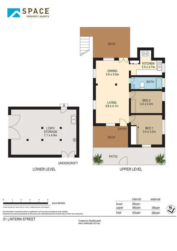 Floorplan of Homely house listing, 51 Lintern Street, Red Hill QLD 4059