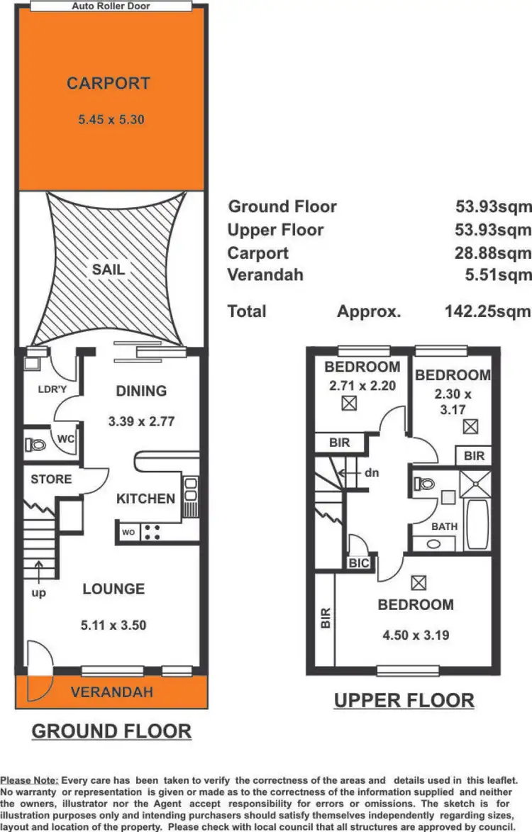 Floorplan of Homely townhouse listing, 10/35 Tim Hunt Way, Peterhead SA 5016