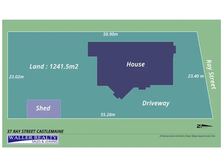 Floorplan of Homely house listing, 37 Ray Street, Castlemaine VIC 3450