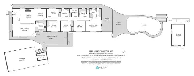 Floorplan of Homely house listing, 25 Bogunda Street, The Gap QLD 4061