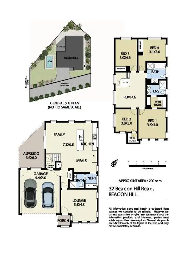 Floorplan of Homely house listing, 32 Beacon Hill Road, Beacon Hill NSW 2100