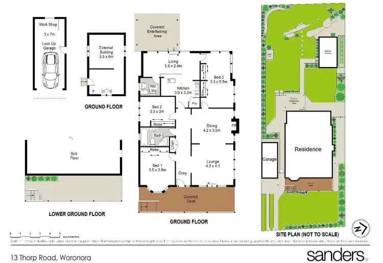Floorplan of Homely house listing, 13 Thorp Road, Woronora NSW 2232