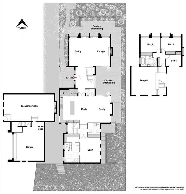 Floorplan of Homely house listing, 8 Hooker Street, Yarralumla ACT 2600