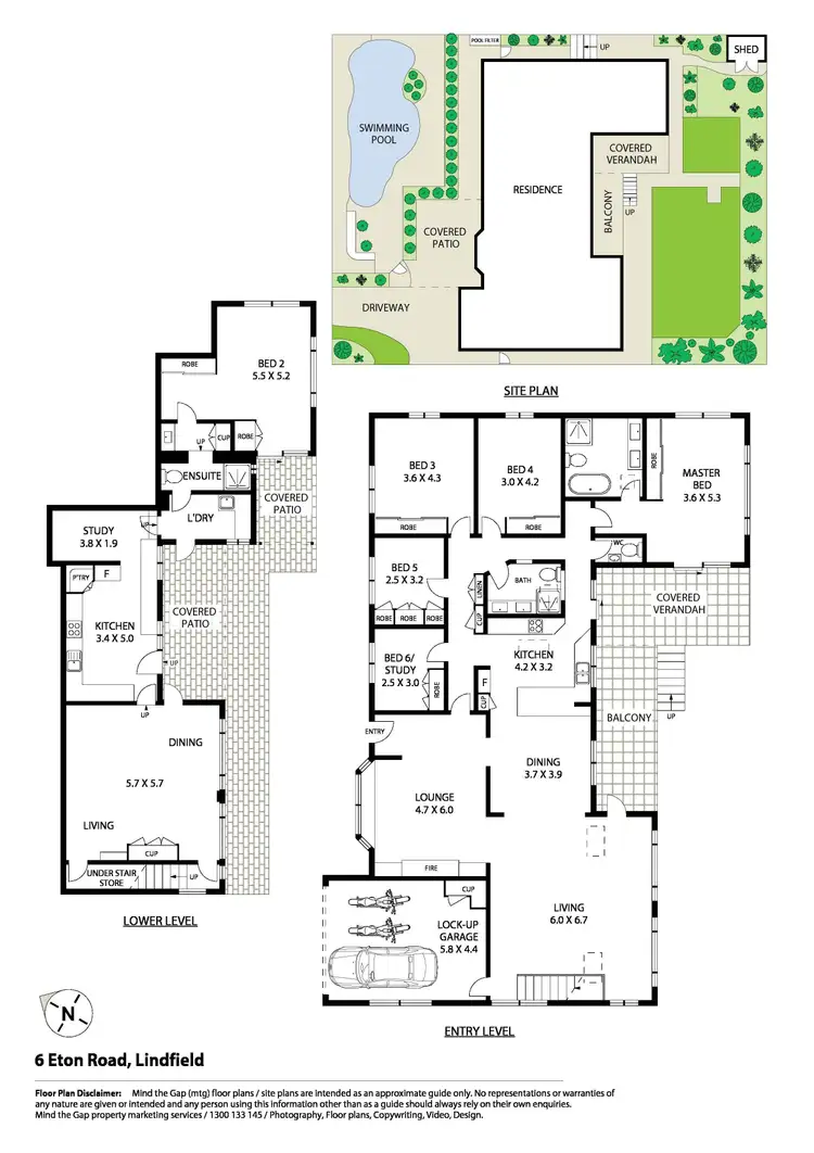 Floorplan of Homely house listing, 6 Eton Road, Lindfield NSW 2070