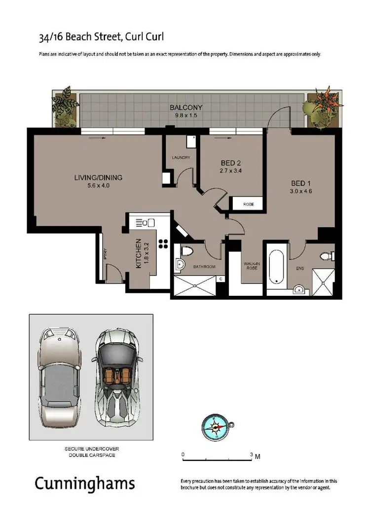 Floorplan of Homely unit listing, 34/16-18 Beach Street, Curl Curl NSW 2096