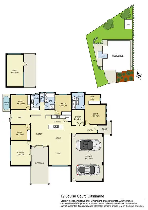 Floorplan of Homely house listing, 19 Louise Court, Cashmere QLD 4500