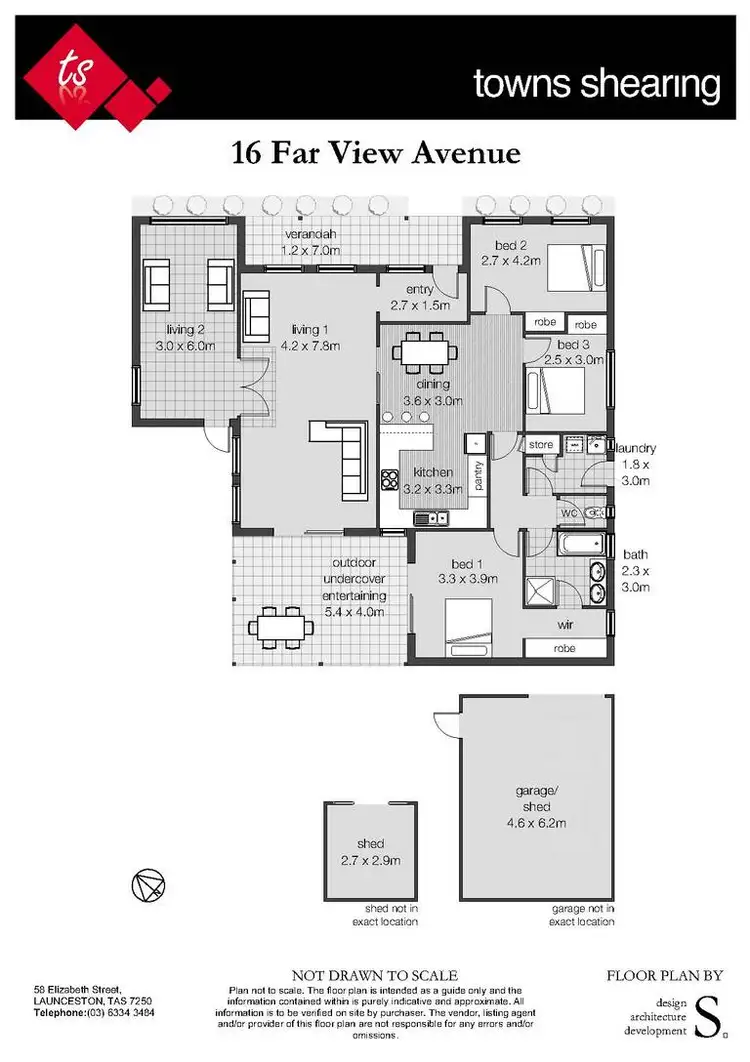 Floorplan of Homely house listing, 16 Far View Avenue, Riverside TAS 7250