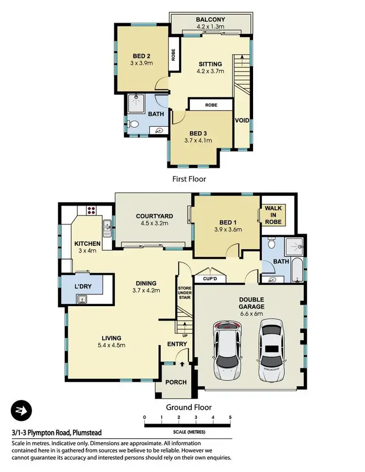 Floorplan of Homely townhouse listing, Unit 3/1-3 Plympton Road, Carlingford NSW 2118