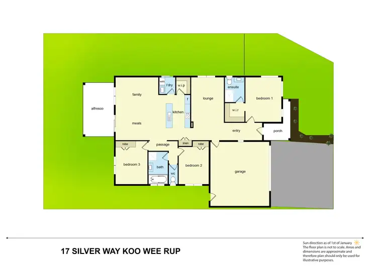 Floorplan of Homely house listing, 17 Silver Way, Koo Wee Rup VIC 3981