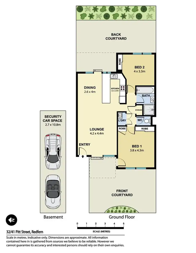 Floorplan of Homely apartment listing, 32/41 Pitt Street, Redfern NSW 2016