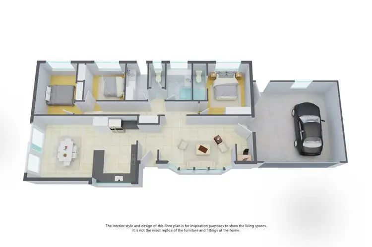 Floorplan of Homely house listing, 1 Herald Walk, Kings Park VIC 3021