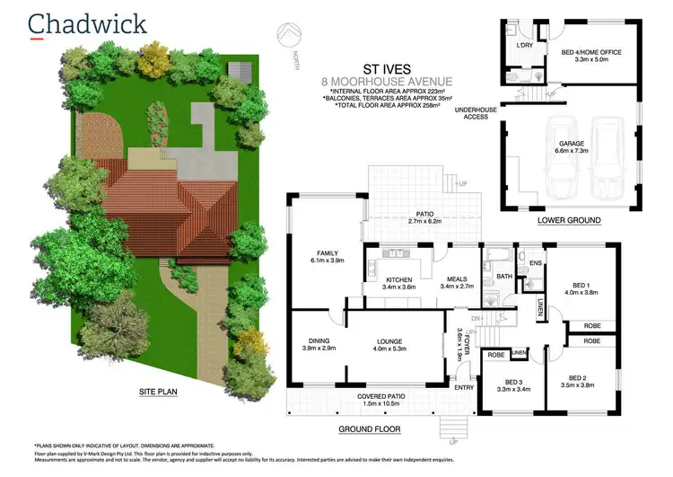Floorplan of Homely house listing, 8 Moorhouse Avenue, St Ives NSW 2075