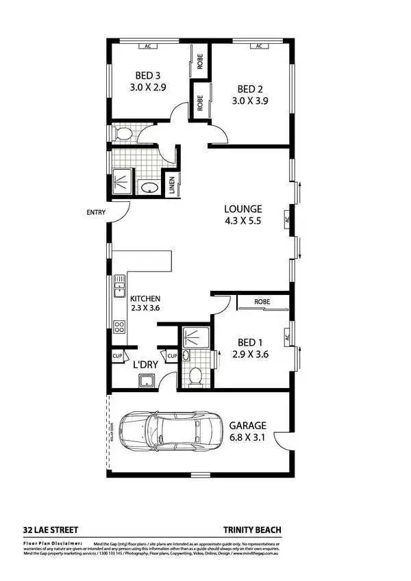 Floorplan of Homely house listing, 32a Lae Street, Trinity Beach QLD 4879
