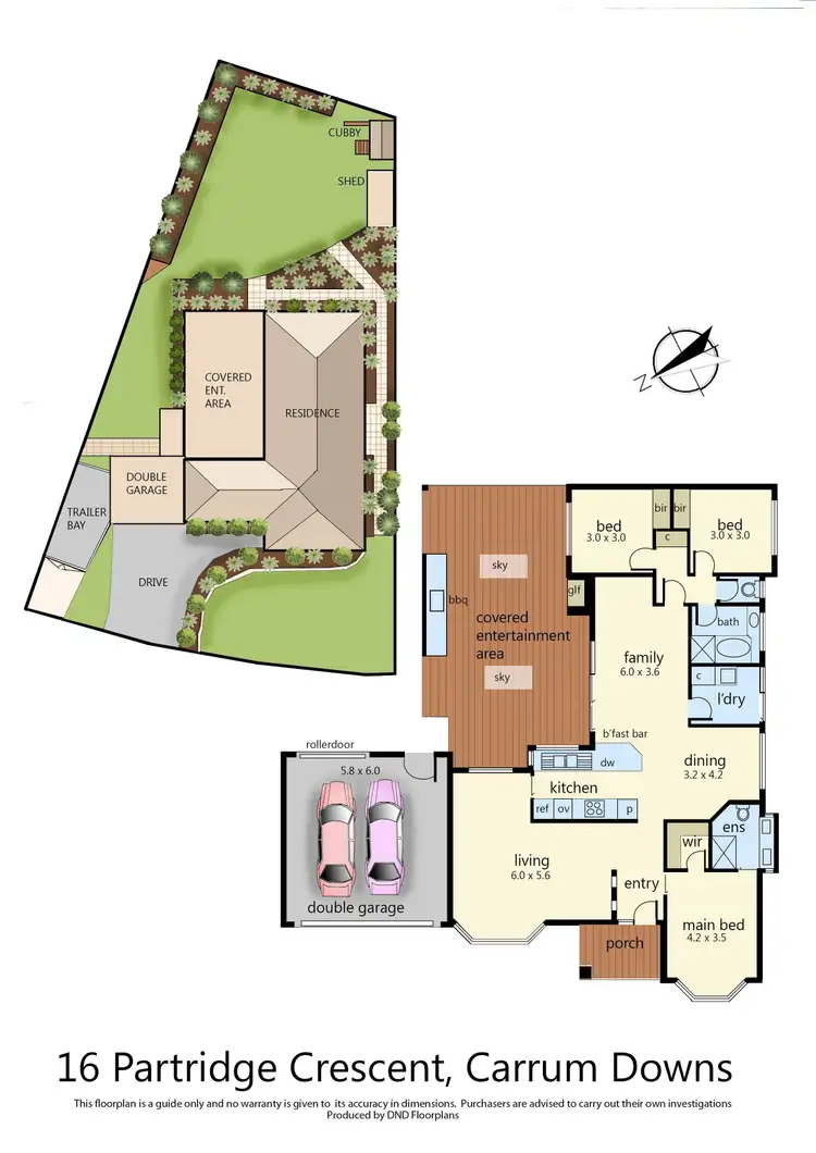 Floorplan of Homely house listing, 16 Partridge Crescent, Carrum Downs VIC 3201