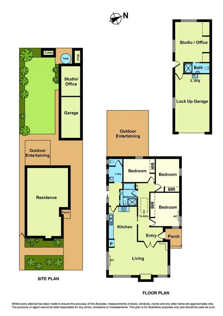 Floorplan of Homely house listing, 52 Benbow Street, Yarraville VIC 3013