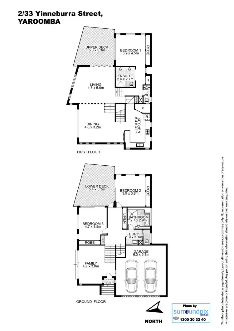 Floorplan of Homely house listing, 2/33 Yinneburra Street, Yaroomba QLD 4573