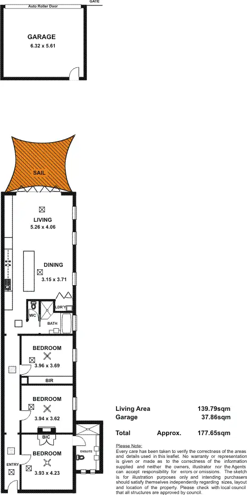 Floorplan of Homely house listing, 11 Jetty Street, Grange SA 5022