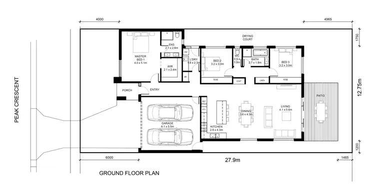 Floorplan of Homely house listing, Lot 9 Peak Crescent, Wantirna VIC 3152