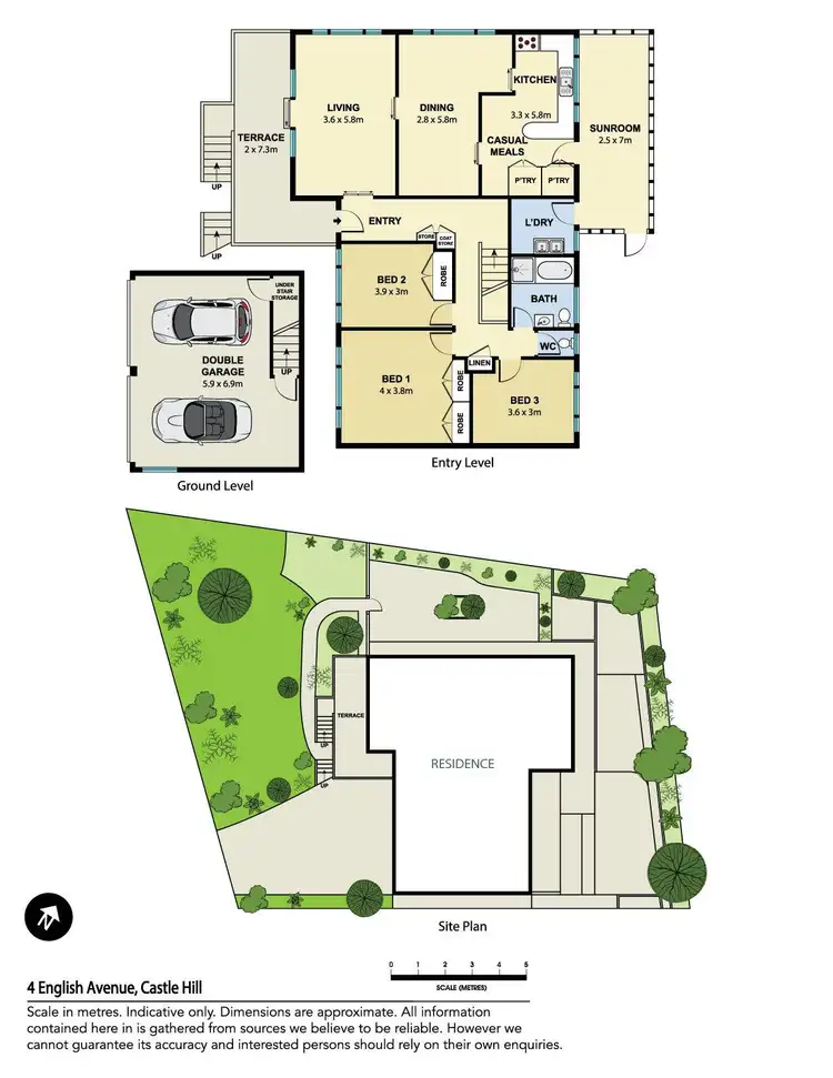Floorplan of Homely house listing, 4 English Avenue, Castle Hill NSW 2154