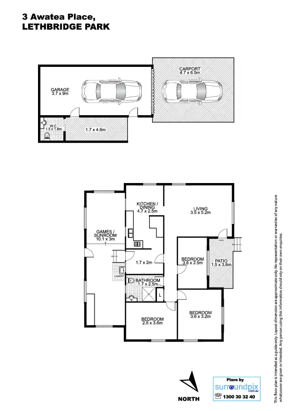 Floorplan of Homely house listing, 3 Awatea Place, Lethbridge Park NSW 2770