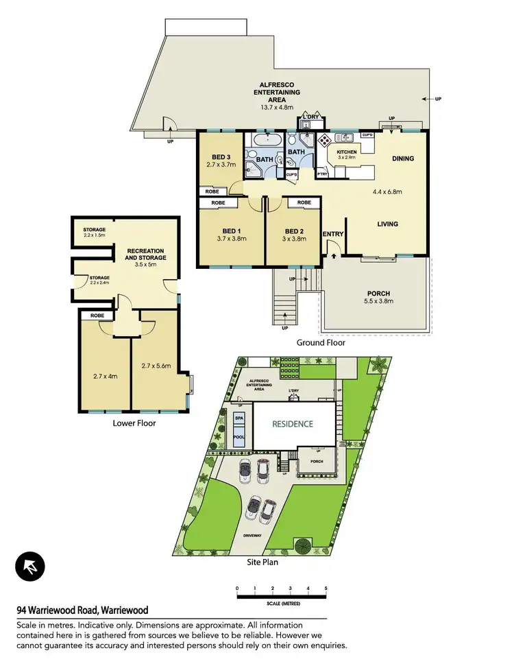 Floorplan of Homely house listing, 94 Warriewood Road, Warriewood NSW 2102