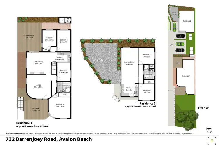 Floorplan of Homely house listing, 732 & 732a Barrenjoey Road, Avalon NSW 2107