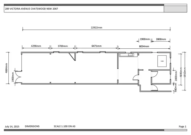 Floorplan of Homely house listing, 289 Victoria Avenue, Chatswood NSW 2067