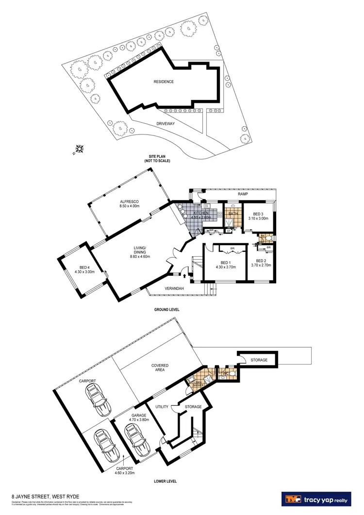 Floorplan of Homely house listing, 8 Jayne Street, West Ryde NSW 2114