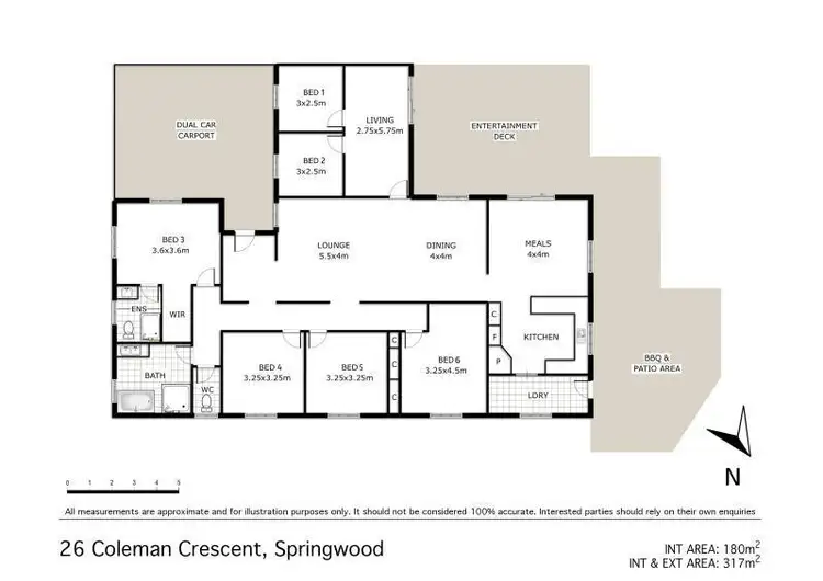 Floorplan of Homely house listing, 26 Coleman Crescent, Springwood QLD 4127