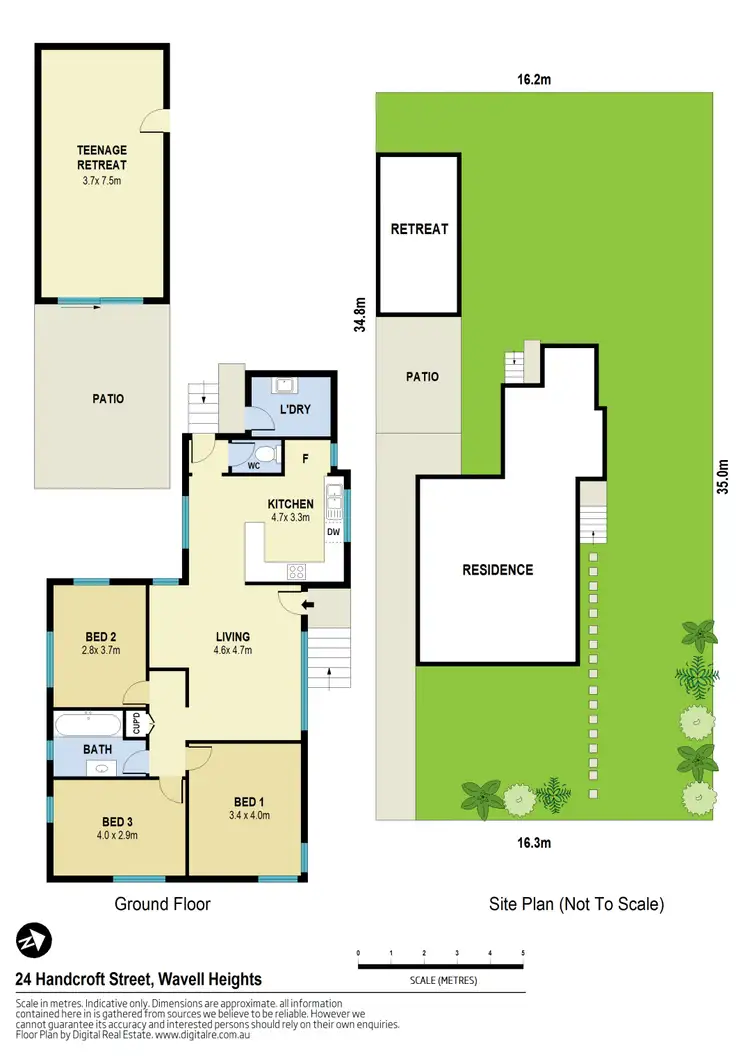 Floorplan of Homely house listing, 24 Handcroft Street, Wavell Heights QLD 4012