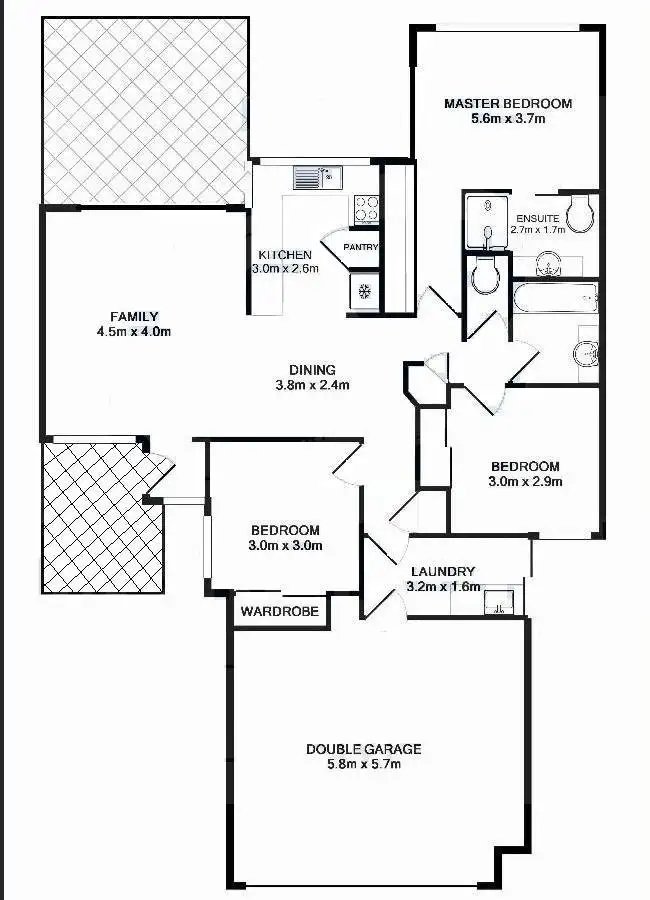 Floorplan of Homely villa listing, 9/1 Lakehead Drive, Sippy Downs QLD 4556