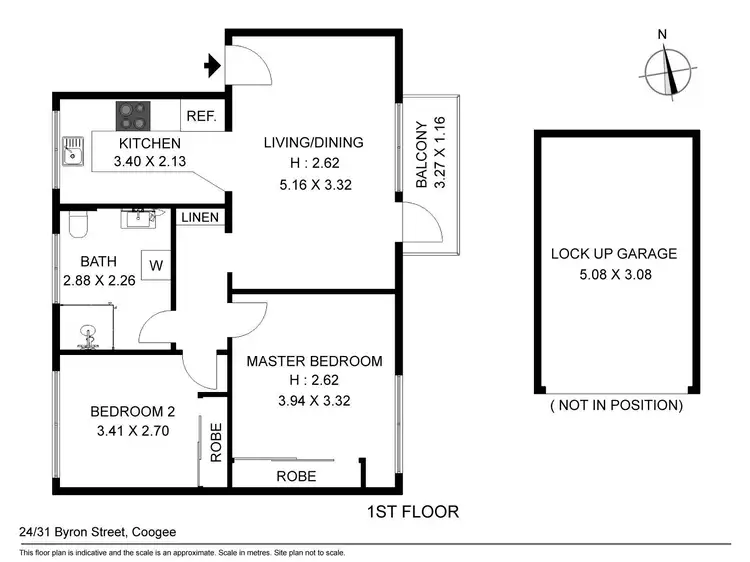 Floorplan of Homely unit listing, 24/31 Byron Street, Coogee NSW 2034