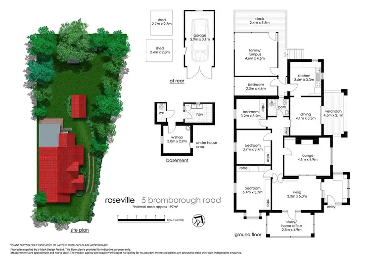 Floorplan of Homely house listing, 5 Bromborough Road, Roseville NSW 2069